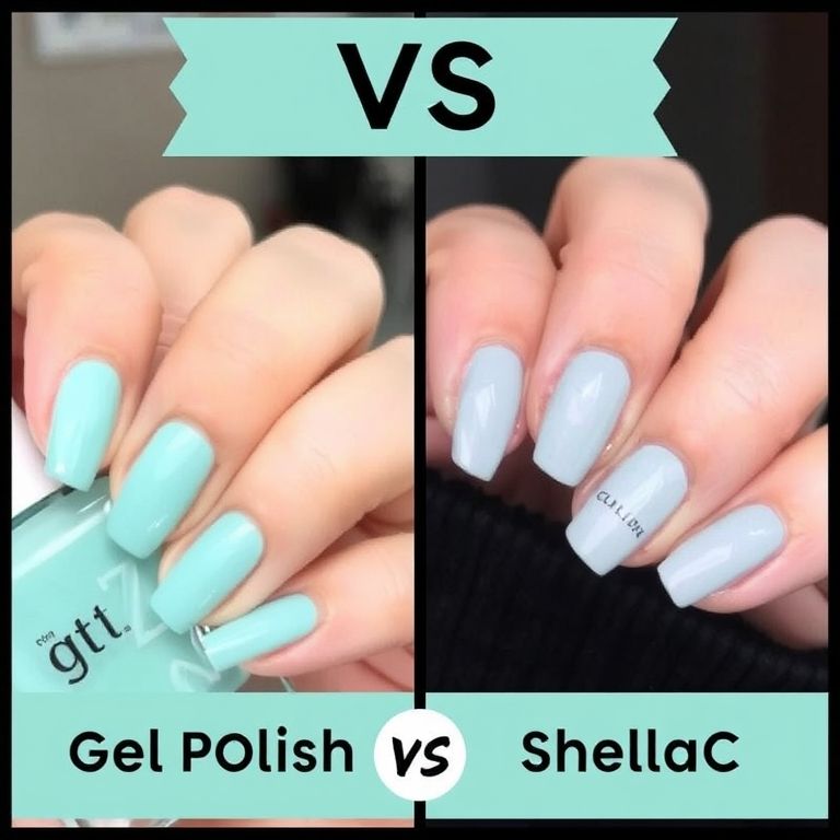Gel polish manicure vs Shellac manicure comparison