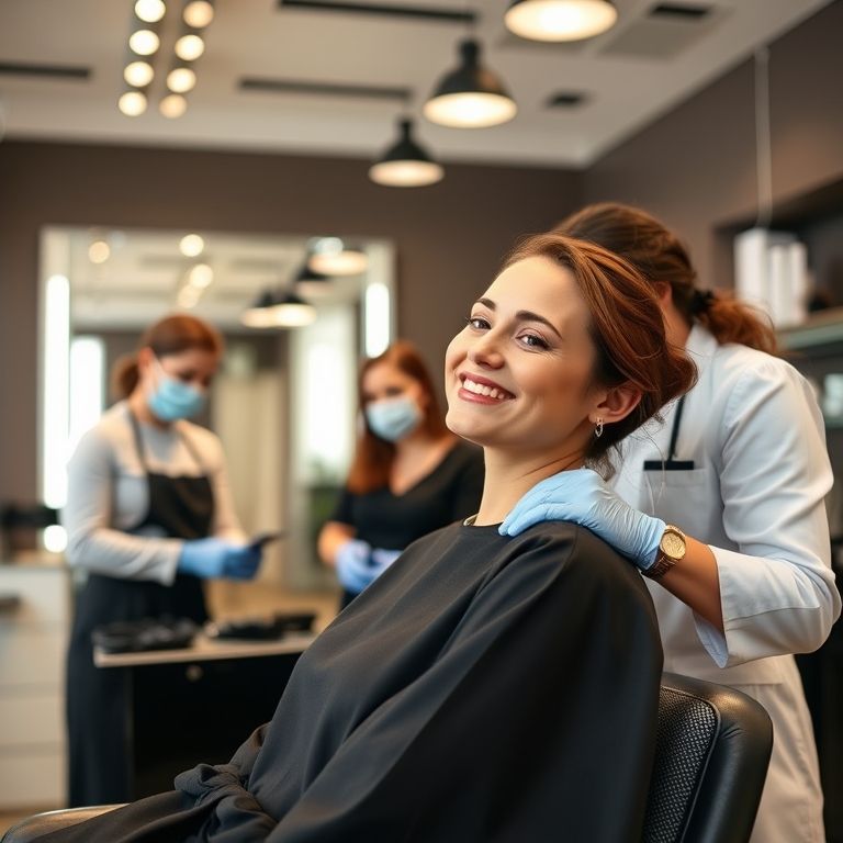 Professional French Mani & Pedi services at Paoli Nail Spa with TPO-free products