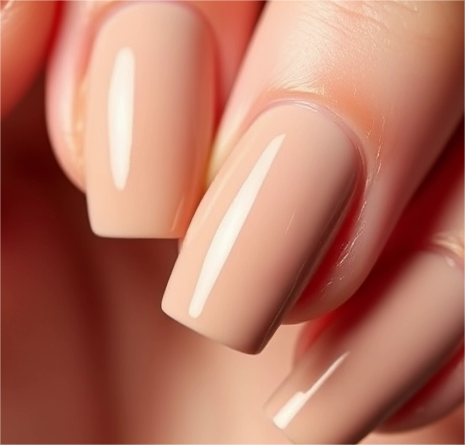 Shiny dip powder nails Paoli Nail Spa