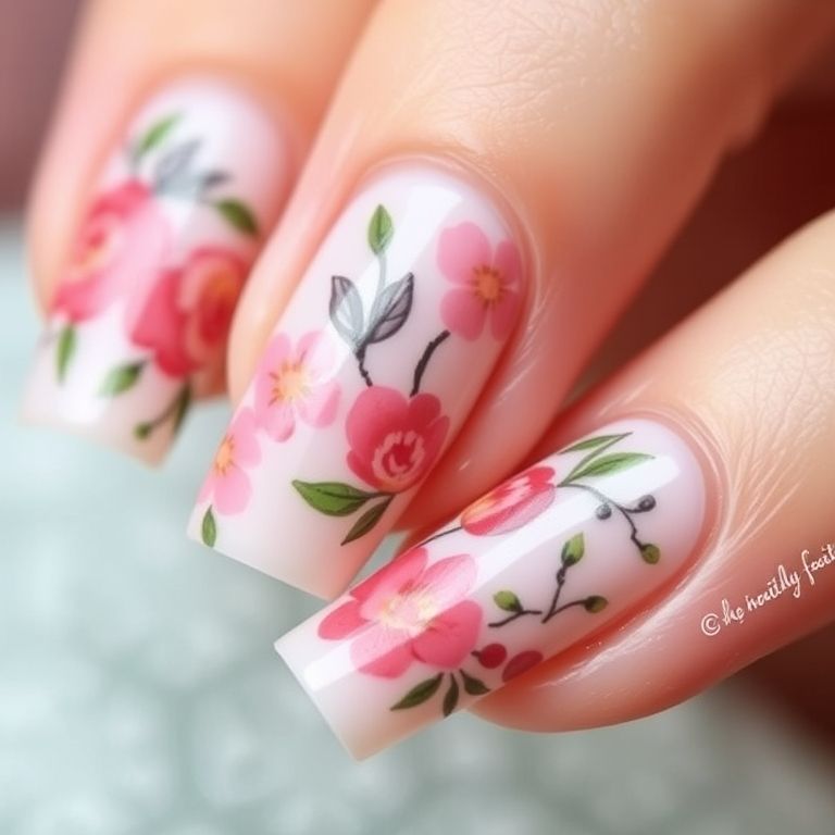TPO free nail arts floral design paoli nail spa