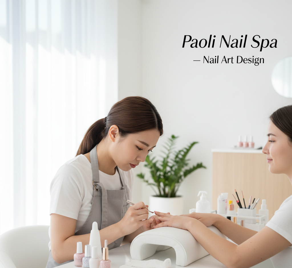 Creative Nail Artist doing Nail Arts – Paoli Nail Spa