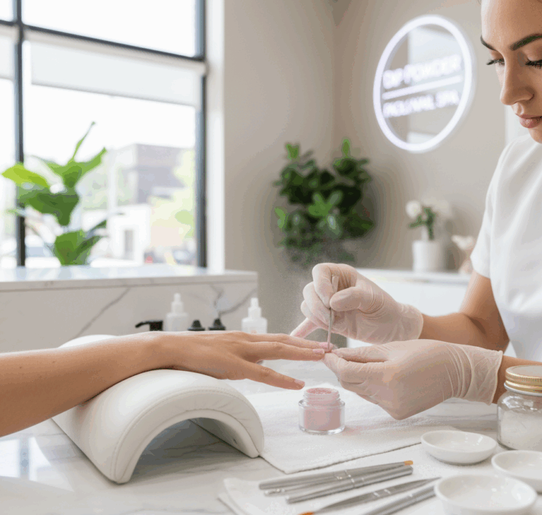 Dip Powder Nails at Paoli Nail Spa