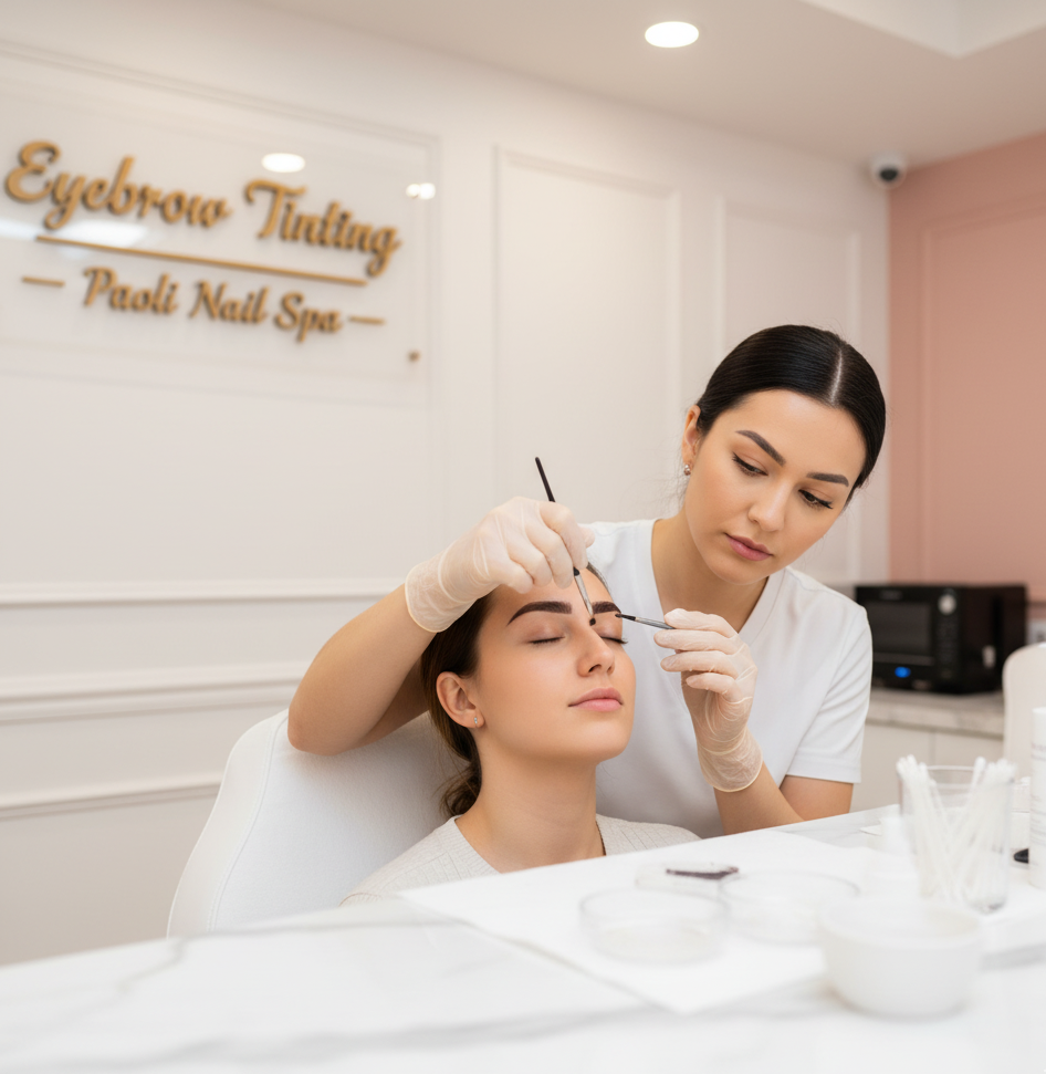 Eyebrow Tinting Service at Paoli Nail Spa