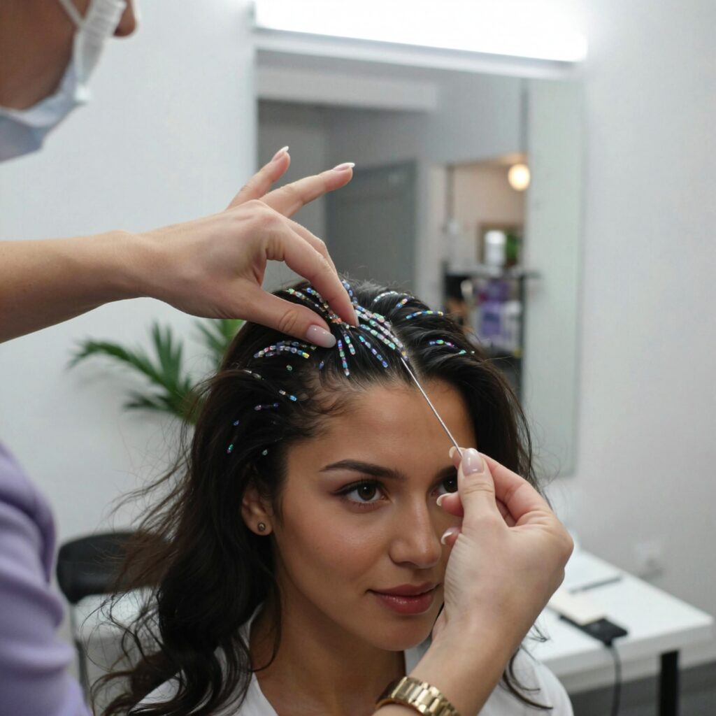 Hair Extensions at Paoli Nail Spa