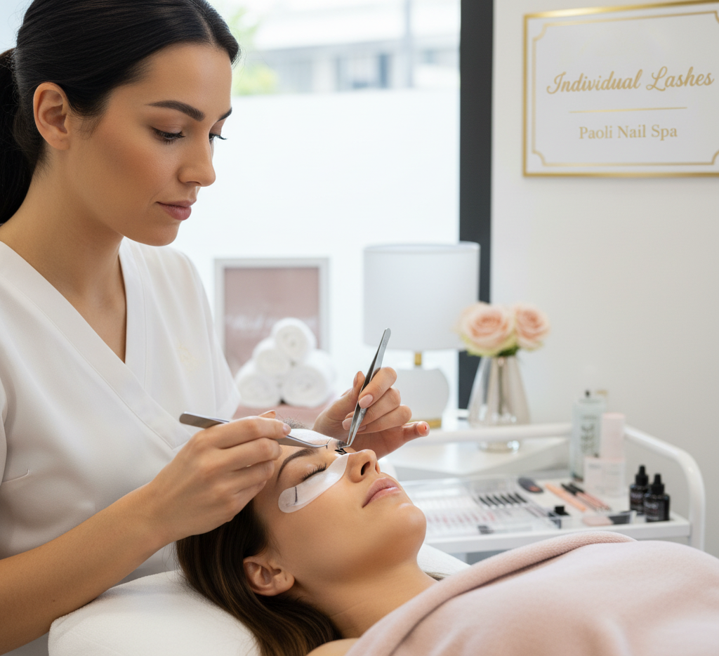 Individual Lashes – Paoli Nail Spa