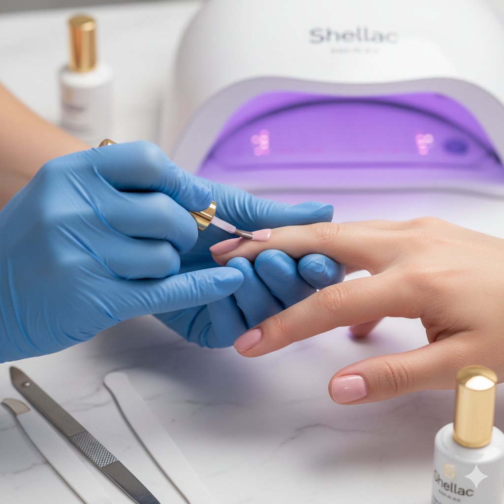 Luxury Shellac Gel Manicure paoli nail spa