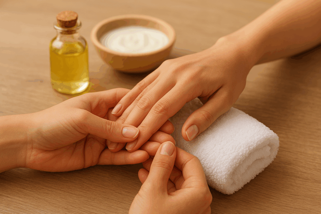 Relaxing Hand Massage During Spa Manicure paoli nail spa.png
