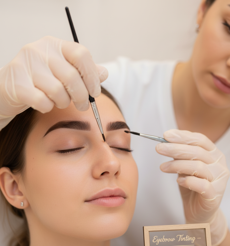 Relaxing Spa Eyebrow Tinting at Paoli Nail Spa