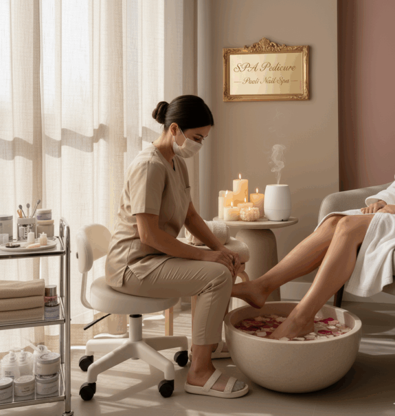 Spa Pedicure service at Paoli Nail Spa