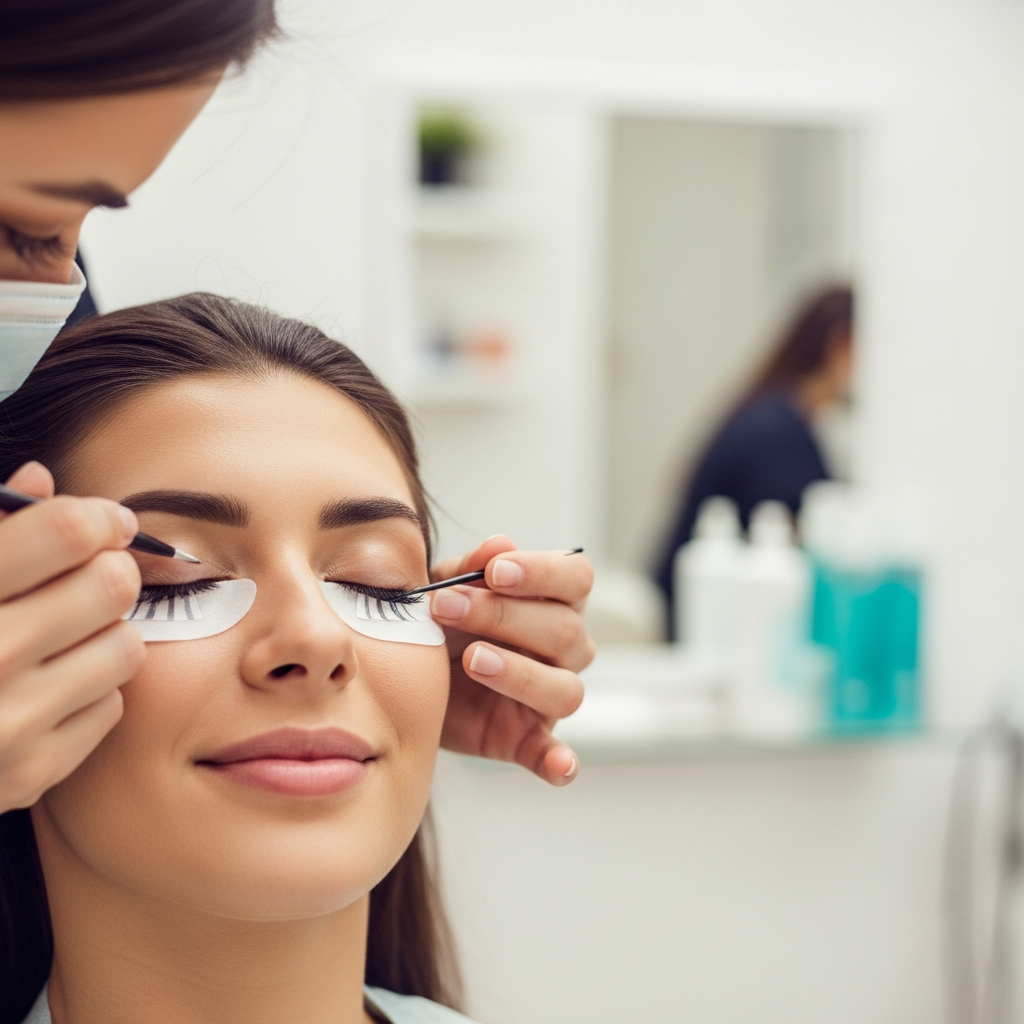 Temporary Lashes, extensions paoli nails pa